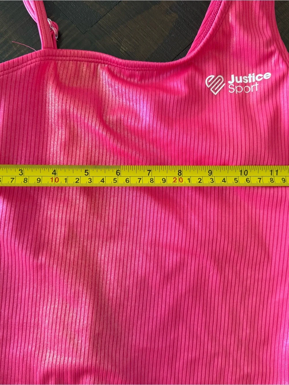 Justice Pink Asymmetrical Shine One-Piece